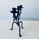 Swedish iron candle holder
