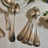 10 cuillères de table en Métal argenté
