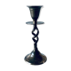 Twisted brass candle holder