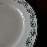 Old round dish St Amand