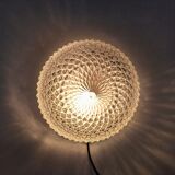 Vintage glass round wall lamp/ceiling