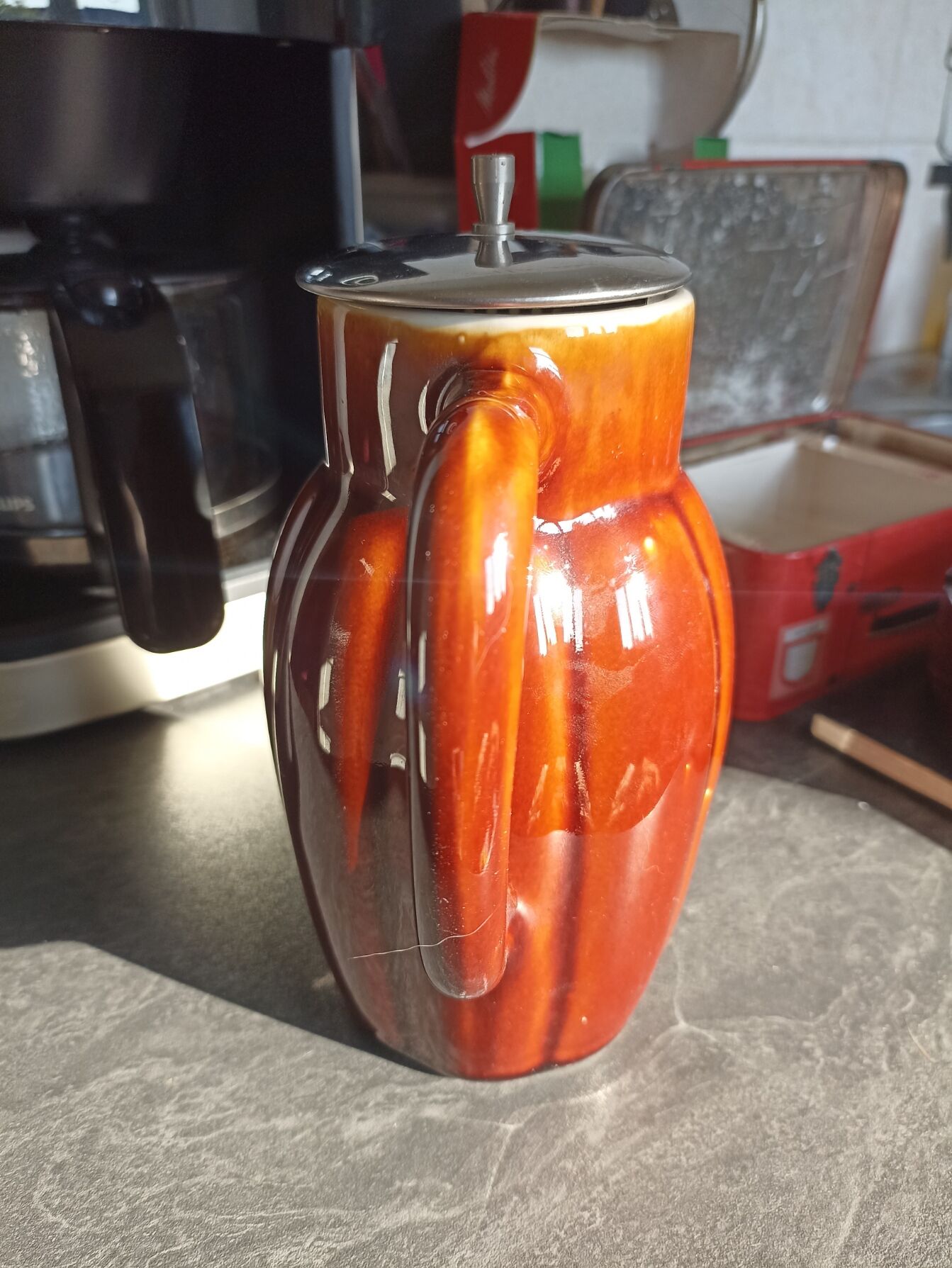 Ceramic pourer - Pumpkin