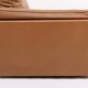 Fauteuils club italiens modernes en cuir cognac