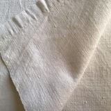 Pair of white canvas country sheets