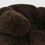 Vintage Italian armchairs brown velvet  1970s , set of 2