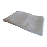 Old linen tablecloth 170 x 165 hand embroidered