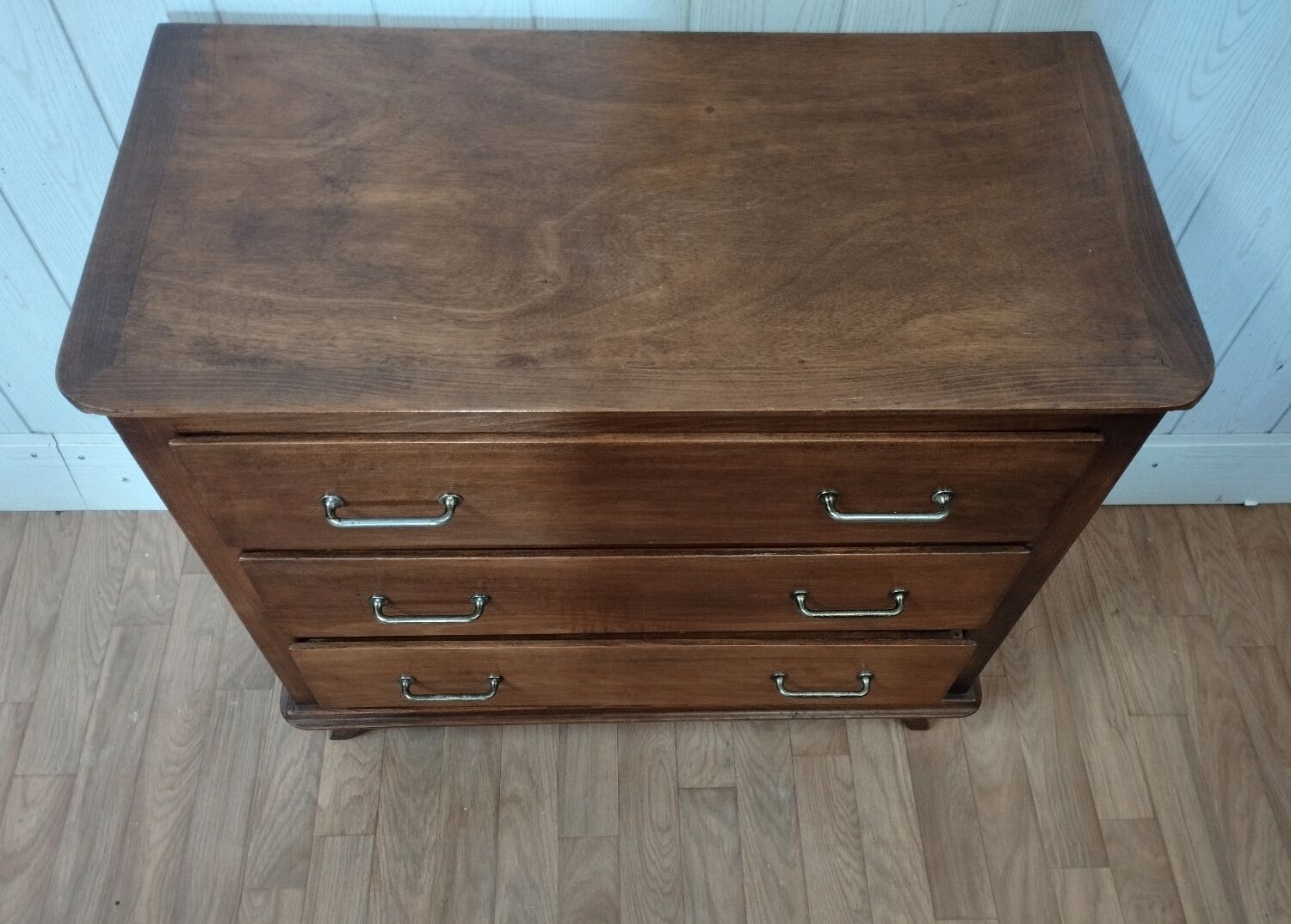 Vintage chest of drawers compass feet