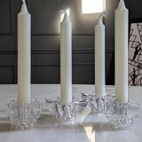 Set of candlesticks from the 70s.