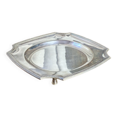 Silver-plated metal plate, Gallia model, Christofle