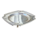 Silver-plated metal plate, Gallia model, Christofle