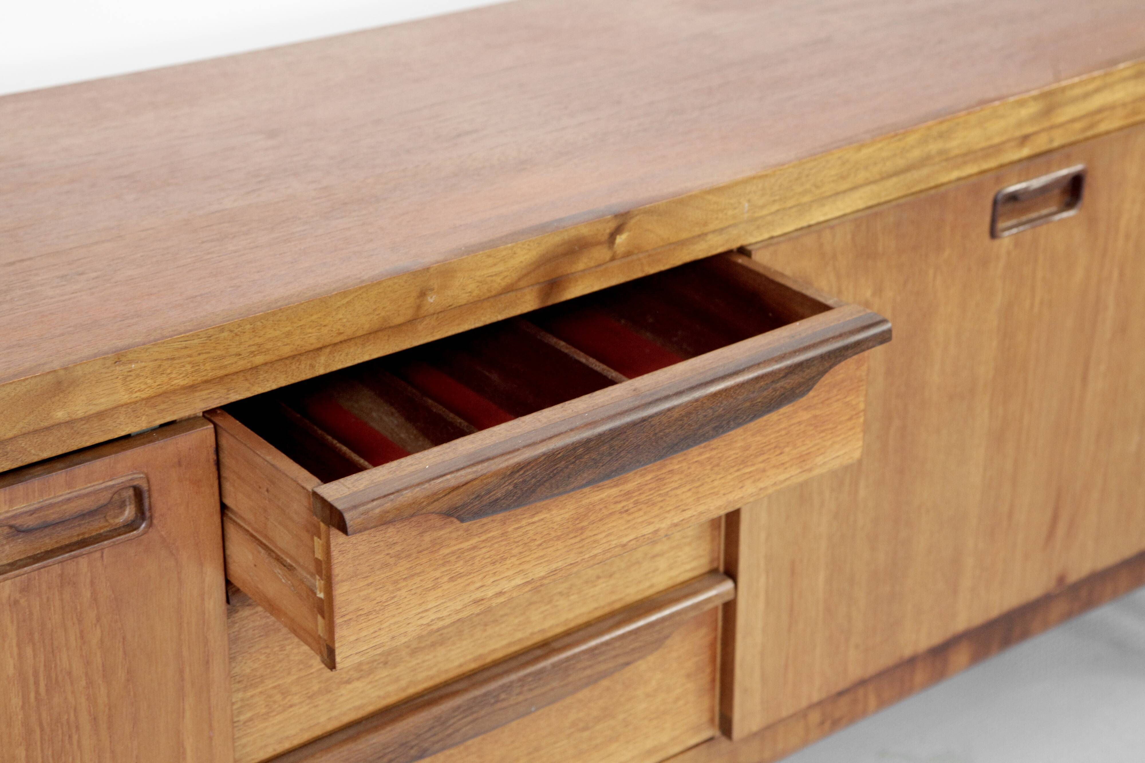 Midcentury greaves & thomas teak and afromosia sideboard