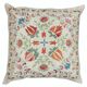 SET OF 2 - 100% Silk Cushion Covers. Embroidered Accent Pillows. Traditional Throw Pillows