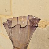 Old large bubble vase in Biot style