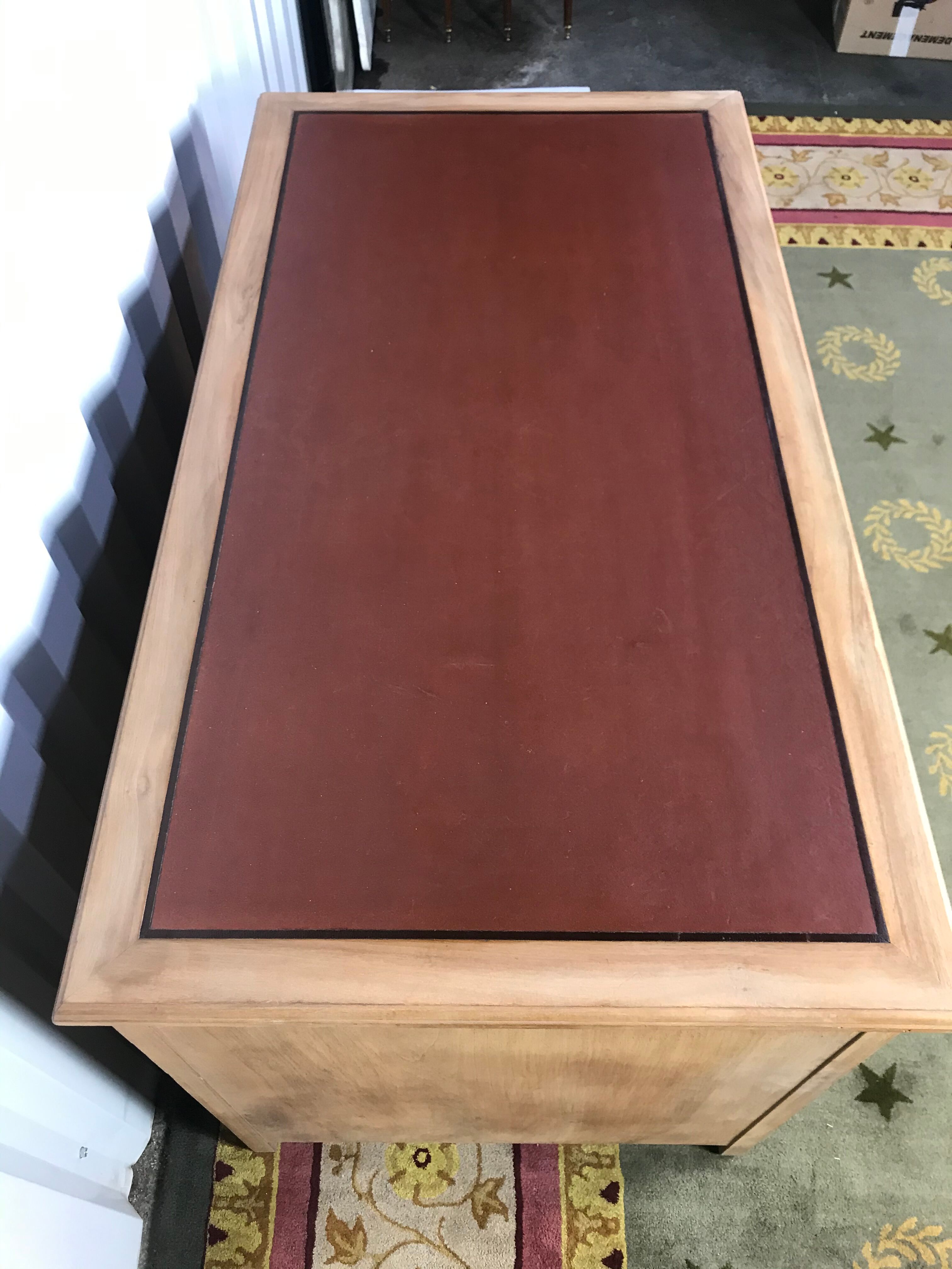 Art Deco administrative office with restored solid walnut coffers