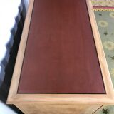 Art Deco administrative office with restored solid walnut coffers