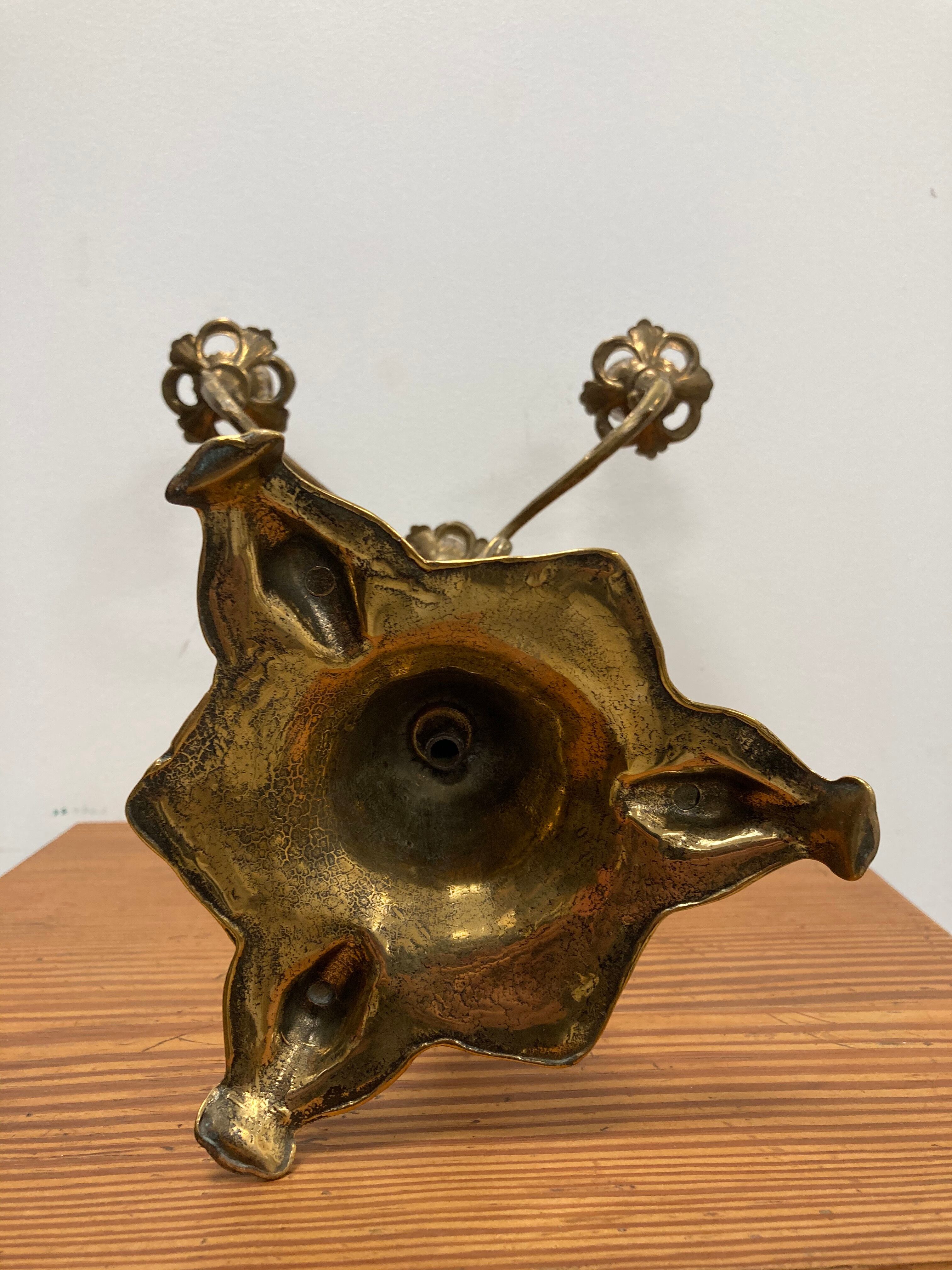 Five-branched chandelier