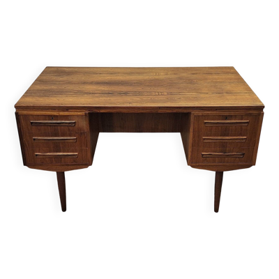 Bureau double face en palissandre des années 1960 par J Svenstrup, Danemark.