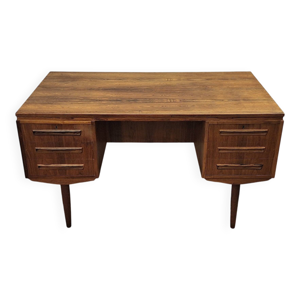 Bureau double face en palissandre des années 1960 par J Svenstrup, Danemark.