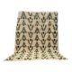 Tapis tissé à la main 200x300 cm, laine, beige, Maroc