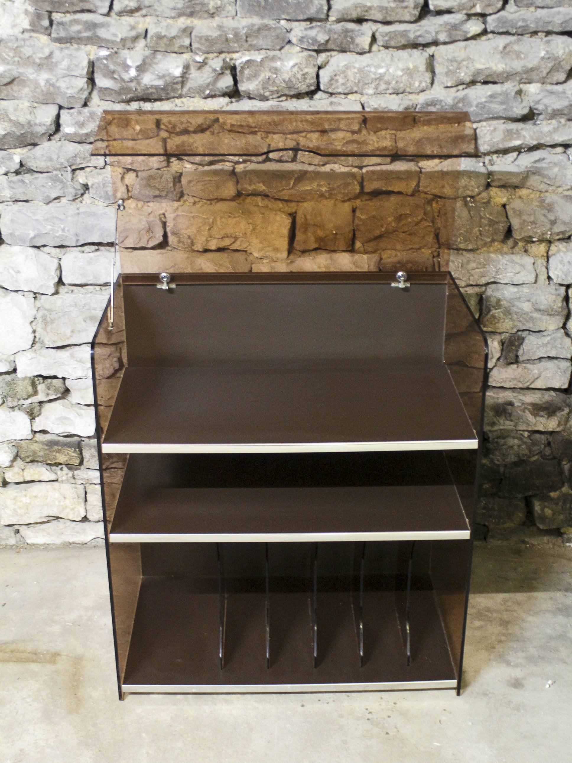 70s vinyl turntable furniture