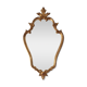 Baroque mirror in gilded wood - 86x50 cm - 60s