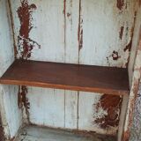 Old wardrobe with glass door