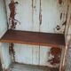 Old wardrobe with glass door