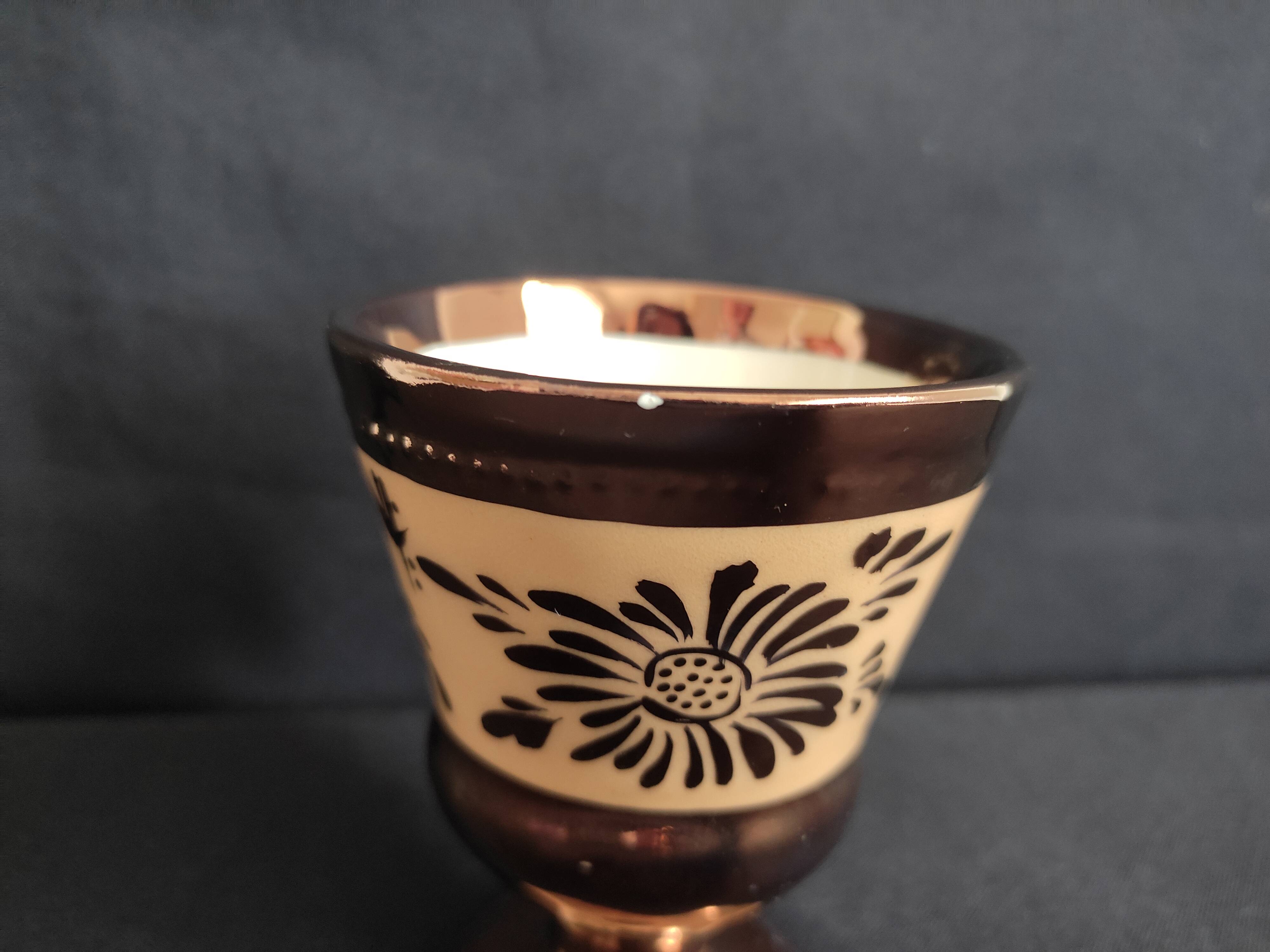 Pair of small Jersey earthenware vases