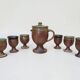 Teapot / coffee pot / cups P. Digan (1941-2016) & J. Stedman (1945-1987)