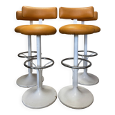Tabourets de bar vintage 70