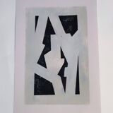 Modern geometric painting