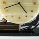 Art deco clock greyhound, marble and copper