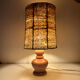 Bohemian lamp in ceramic and wool