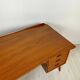 1960s Vintage Curved Teak Writing Desk by Svend Aage Madsen