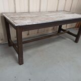 181 cm - Patinated spacer farm table