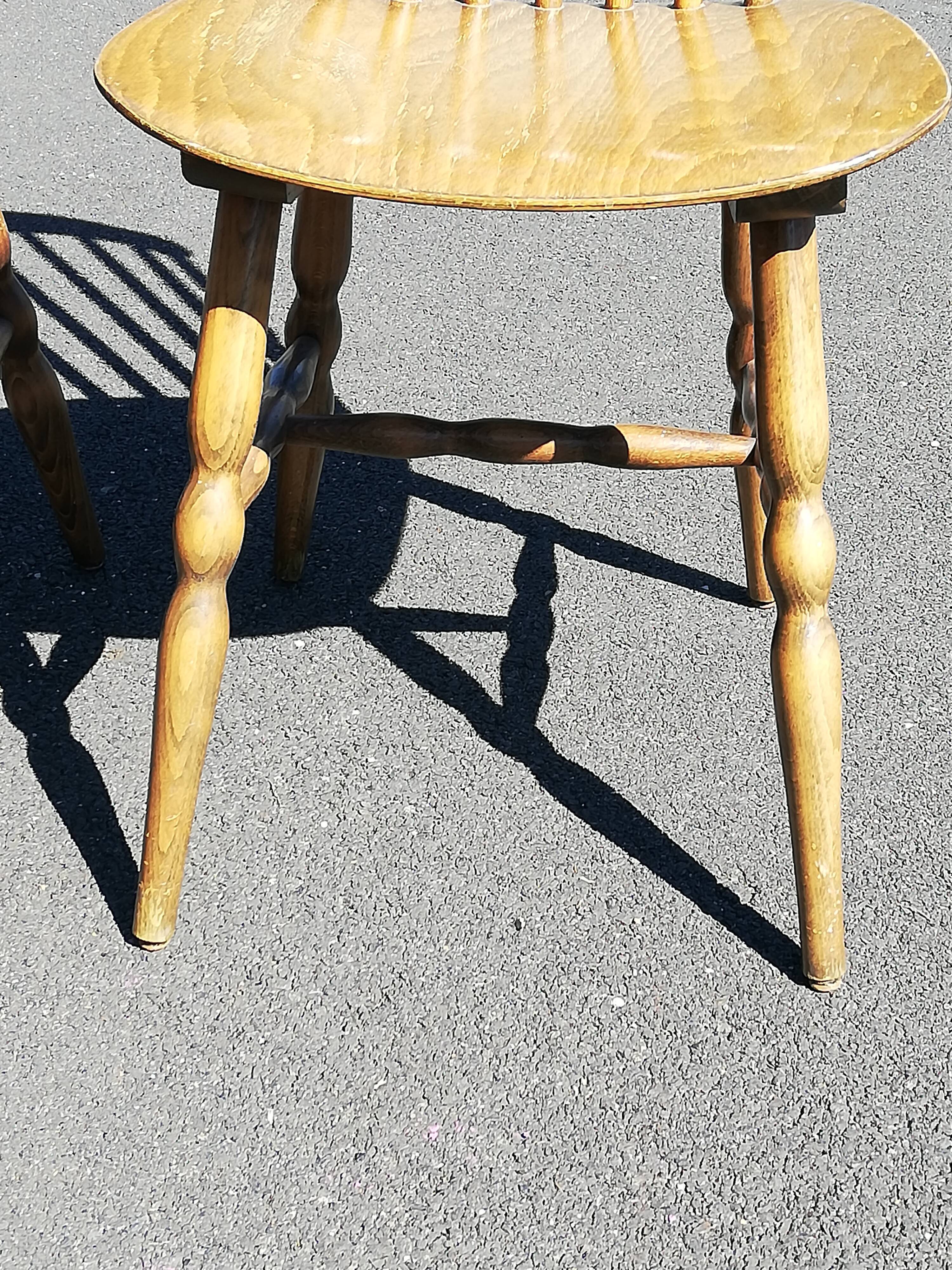 Series of 6 Baumann bistro chairs model Tacoma