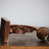 Copper metal sconce