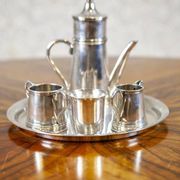 Silver Plated Sola Coffee Set, 1920s, Set of 5