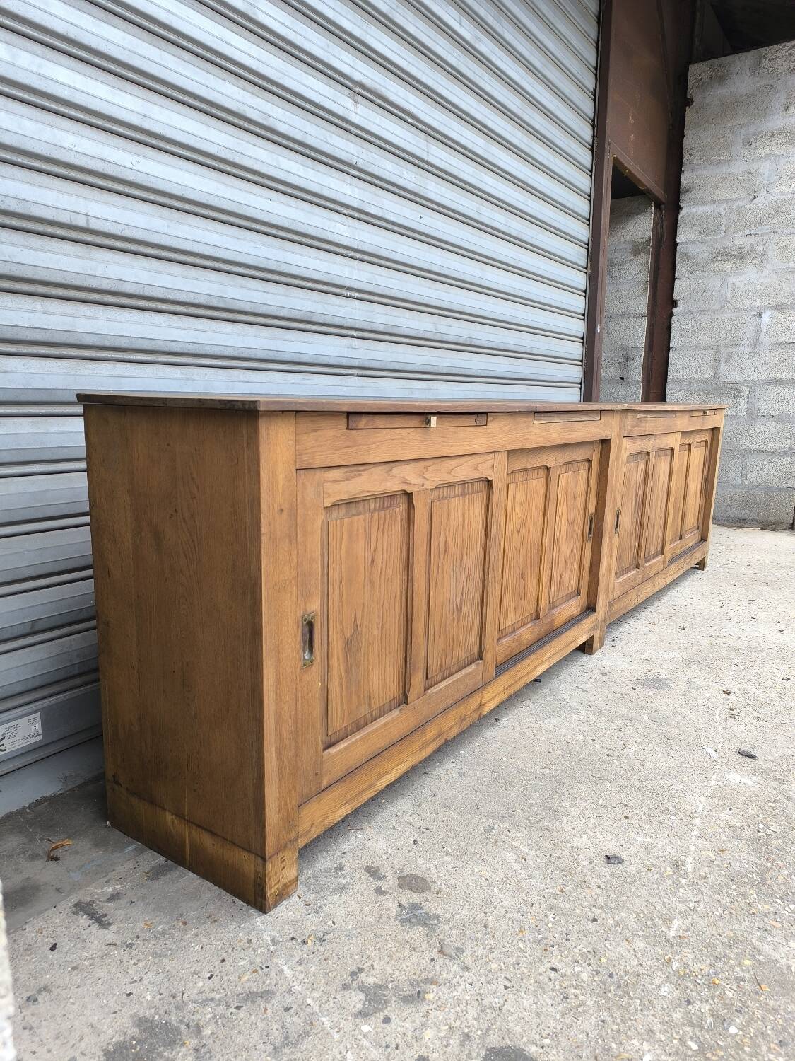 Enfilade meuble de métier circa 1950