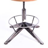 Vintage steel stool