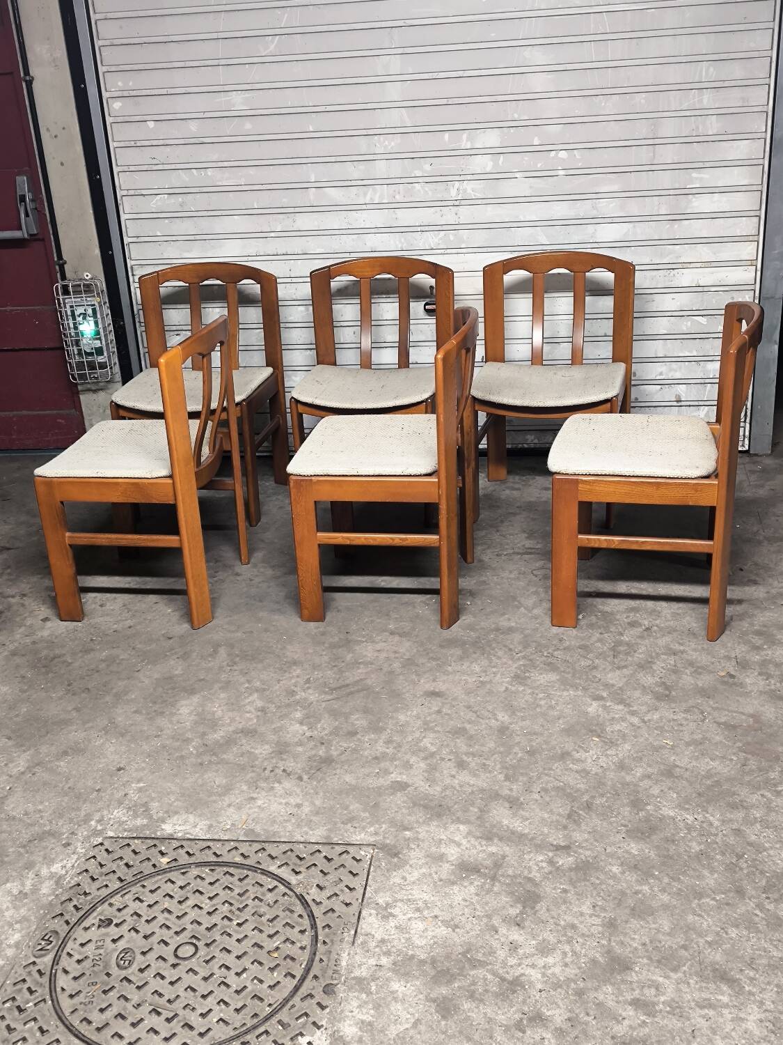Vintage Bauman elm chairs