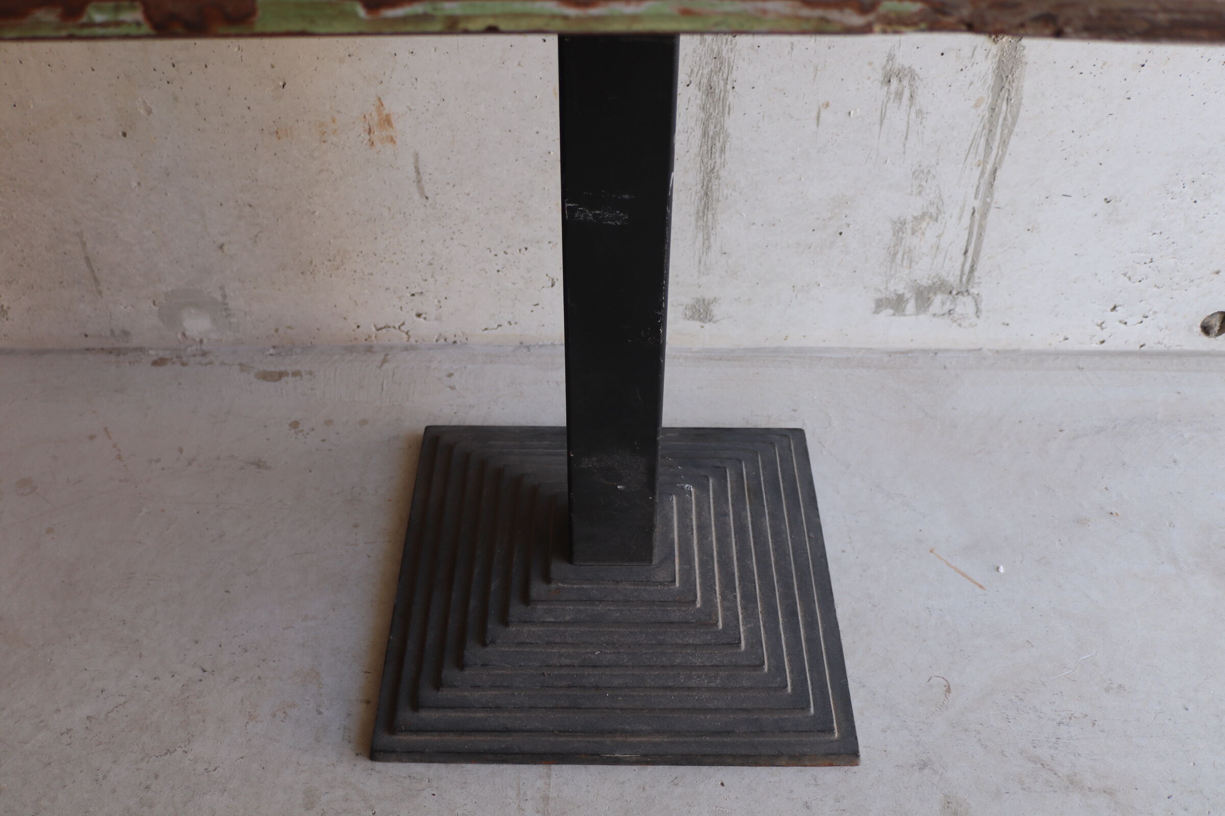 Art Deco metal bistro table