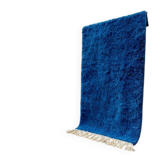 Mystical blue wool Moroccan rug 150/250cm