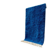 Mystical blue wool Moroccan rug 150/250cm