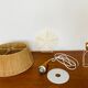 Sisal and Walnut Pendant Lamp by Temde