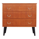 Teak chest of drawers, Swedish design, 1970s, made in Sweden