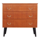 Commode en teck, design suédois, années 1970, fabriquée en Suède