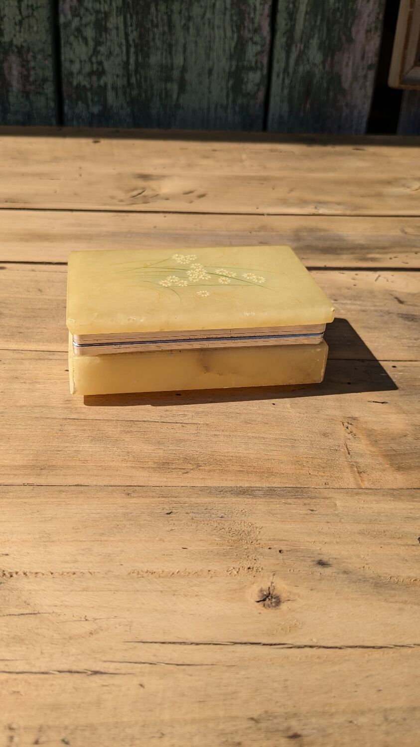 Vintage alabaster box