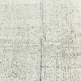 4x7 Shade Of Gray & White Neutral Vintage Rug, 136x199Cm