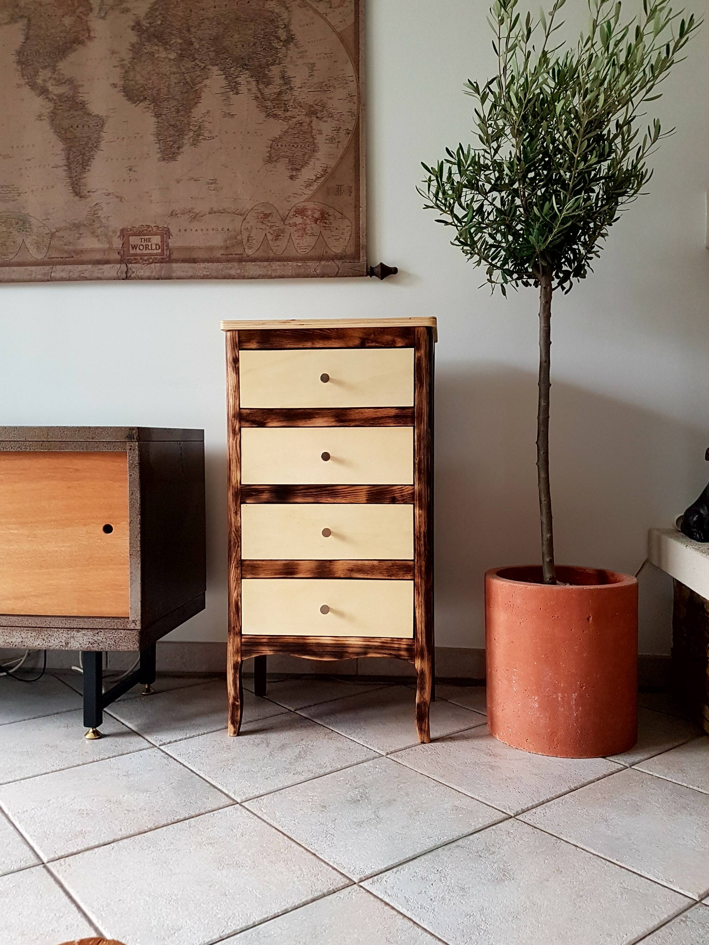 Chiffonnier 4 tiroirs